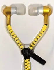 Навушники Mp3/Mp4 Замок Zipper bronze. Фото 4