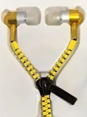 Навушники Mp3/Mp4 Замок Zipper bronze. Фото 3