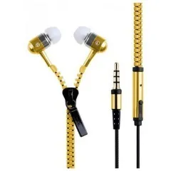 Навушники Mp3/Mp4 Замок Zipper Gold