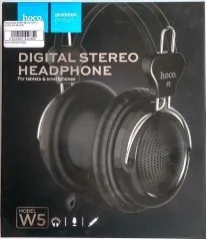 Навушники Комп Hoco W5 Black. Фото 6