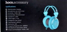 Навушники Комп Bluetooth Hoco W5 Blue. Фото 8