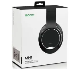 Навушники комп MH1 (блютуз) Black. Фото 5