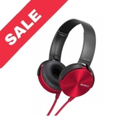 Навушники Комп Sony MDR-XB450 Red