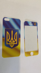 Плівка на дисплей  iPhone 5 Герб перід\зад